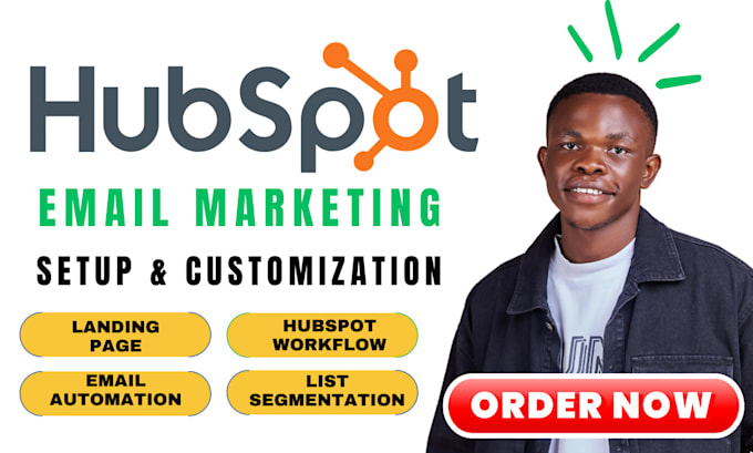 Gig Preview - Setup hubspot mailchimp CRM hubspot workflow hubspot landing page sales funnel