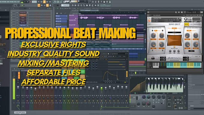 Gig Preview - Make hip hop beats for you that you will love beat making