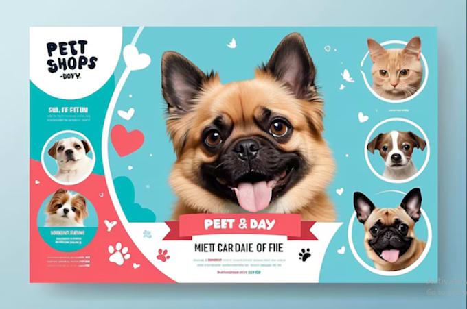 Gig Preview - Do pet promotion, pet cloth, pet store, pet website, pet product, shopify