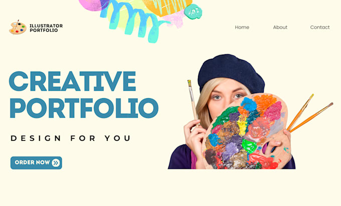 Gig Preview - Personal portfolio website design for you using wordpress