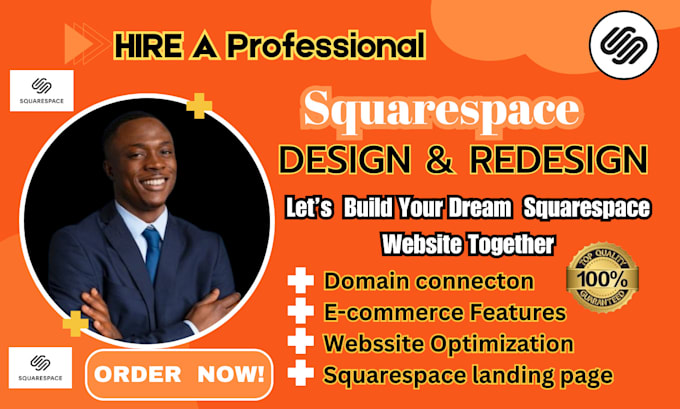 Bestseller - do squarespace website design and redesign, squarespace website development, SEO