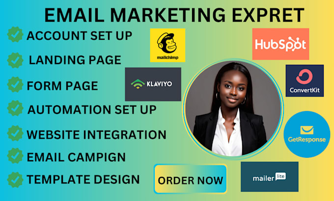 Gig Preview - Do email marketing, email automation, email newsletter on getresponse, aweber