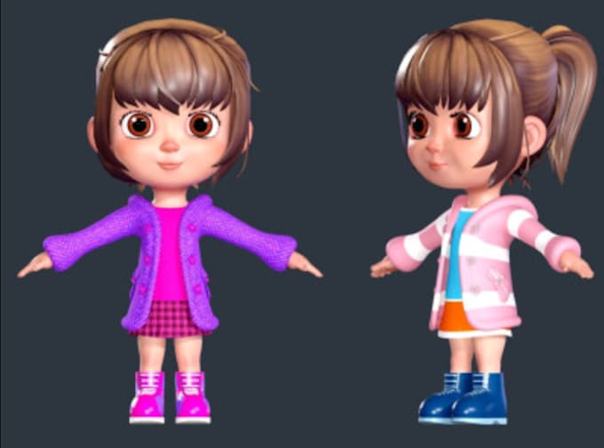 Gig Preview - Do quality 3d realistic character,robot character,game character,stylized model