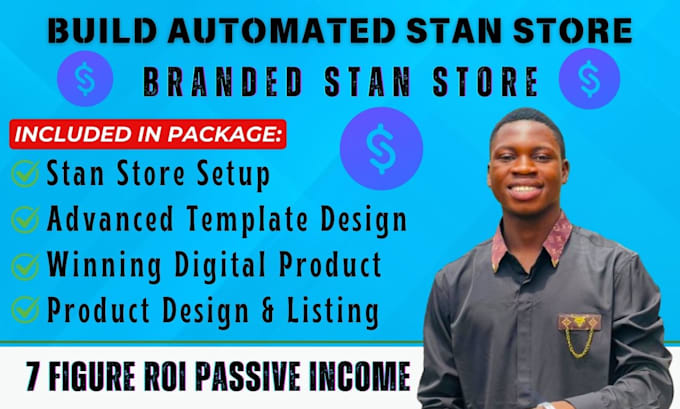 Gig Preview - Stan store setup, stan store products upload, stan store design, etsy shop setup