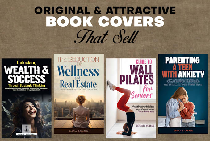 Gig Preview - Do creative paperback book cover design or kindle ebook cover design