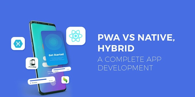 Gig Preview - Develop pwa, hybrid, native mobile app on android nd IOS