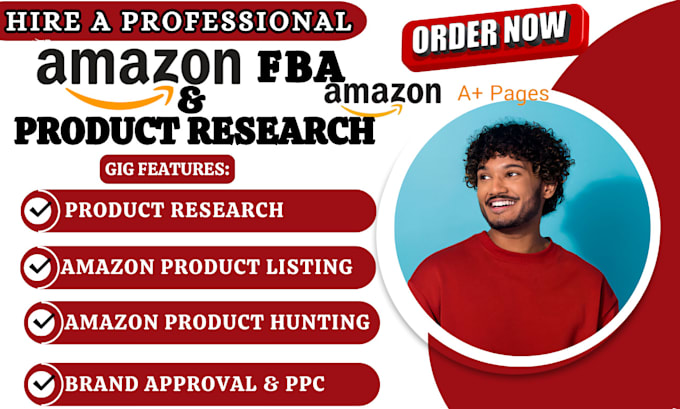 Gig Preview - Do amazon fba wholesale product research winning product hunting product upload