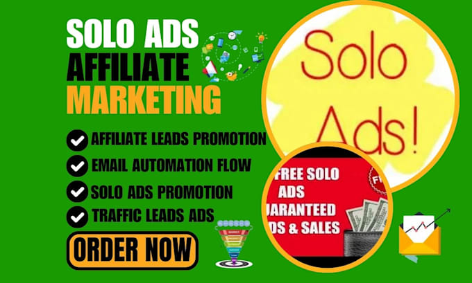 Gig Preview - Generate affiliate promotion mlm clink bank solo affiliate marketing leads