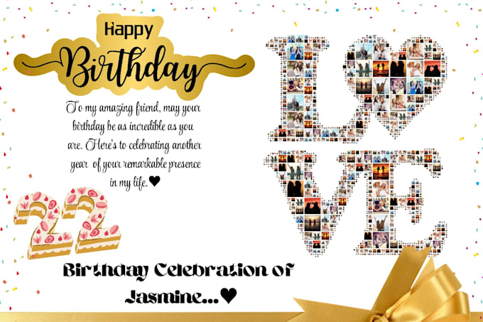 Gig Preview - Create photo frame for birthday any type of occasion