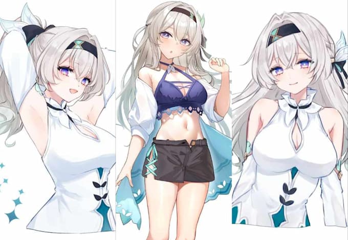 Bestseller - draw 2d vtuber character design 2d nsfw sfw anime oc fan art 2d vtuber model