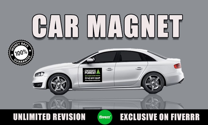 Gig Preview - Do car magnet, and truck, van, vehicle wrap, professional car magnet