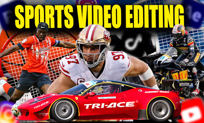 Gig Preview - Edit sports videos, youtube shorts, instagram reels and tiktok videos