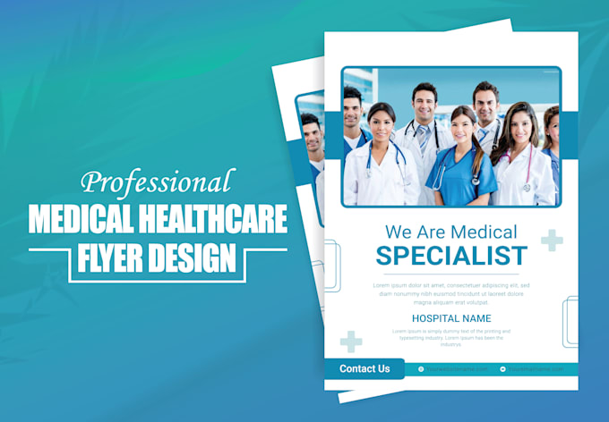 Bestseller - do excellent healthcare, home care or medical flyer design