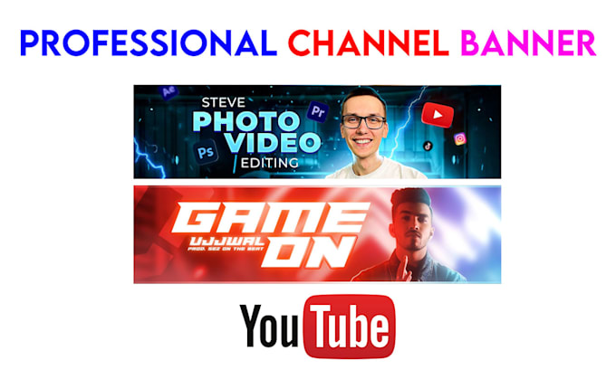 Gig Preview - Design professional youtube channel banner