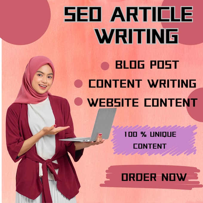 Gig Preview - Write engaging blog posts articles with SEO optimization