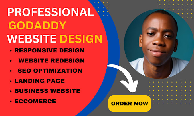 Gig Preview - Goddady website goddady redesign redesign goddady design goddady