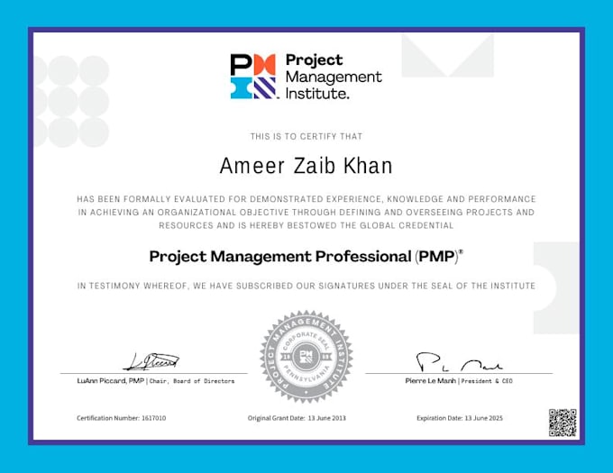 Gig Preview - Provide pmp training in urdu hindi