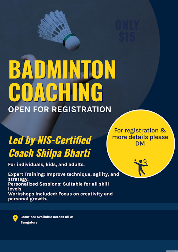 Bestseller - give you professional badminton coaching