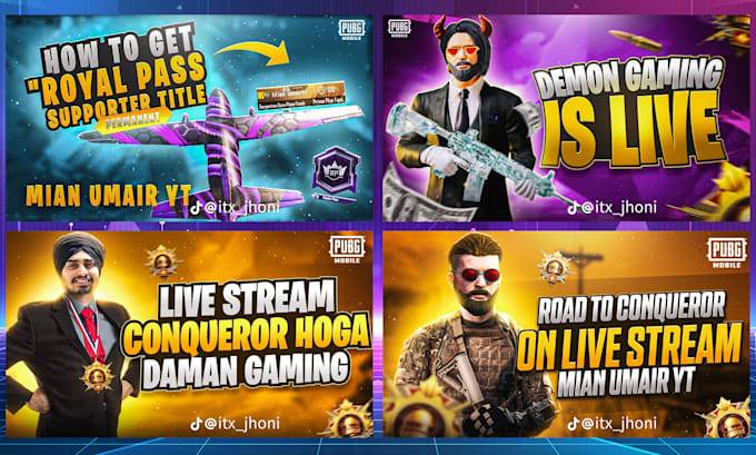 Gig Preview - Design eye catching creative gaming youtube thumbnails