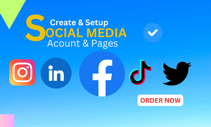 Gig Preview - Create social media accounts, setup and optimize business pages professionally