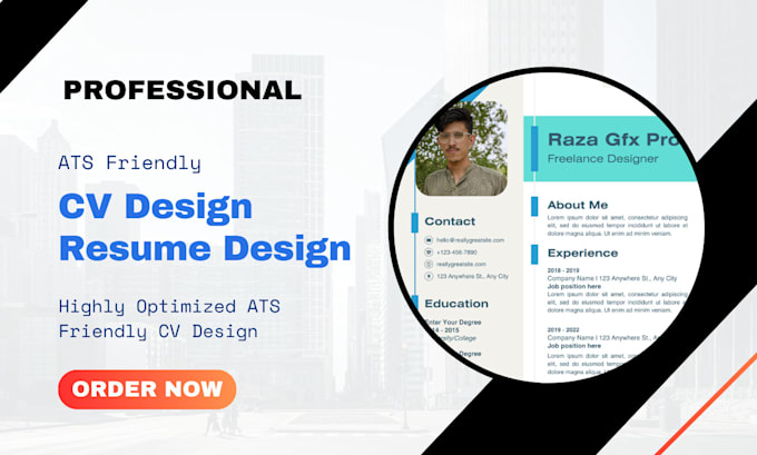 Bestseller - perform professional resume design and CV design ats in 3 hours