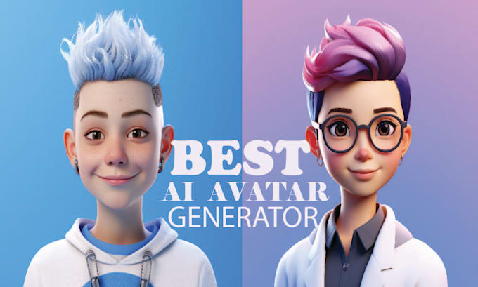 Gig Preview - Design ai avatar, 3d animated avatar and character design