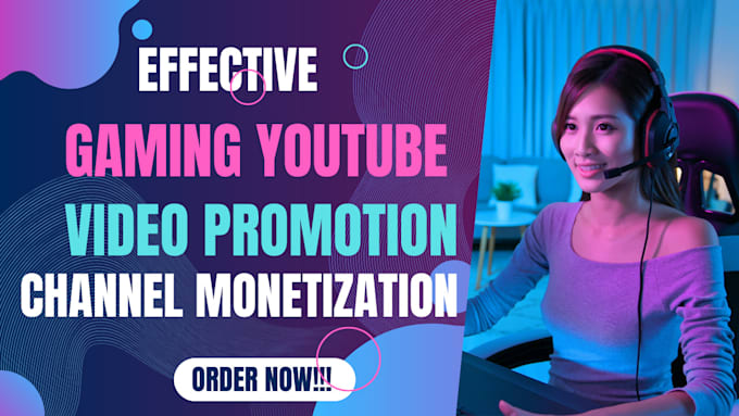 Bestseller - do organic gaming youtube video and gaming channel growth channel monetization