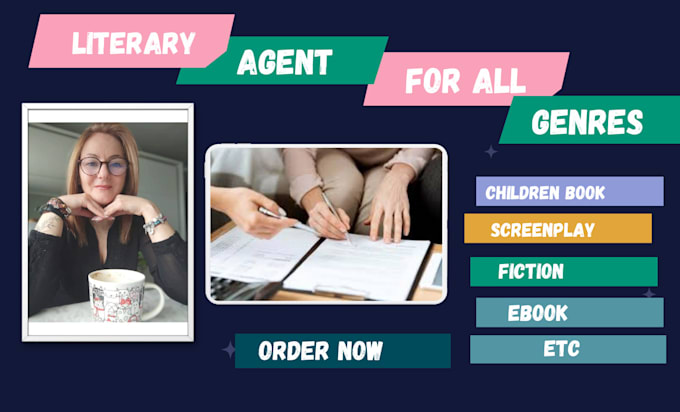 Gig Preview - Find agent for ebook movie script screenplay children book cook book edit novel