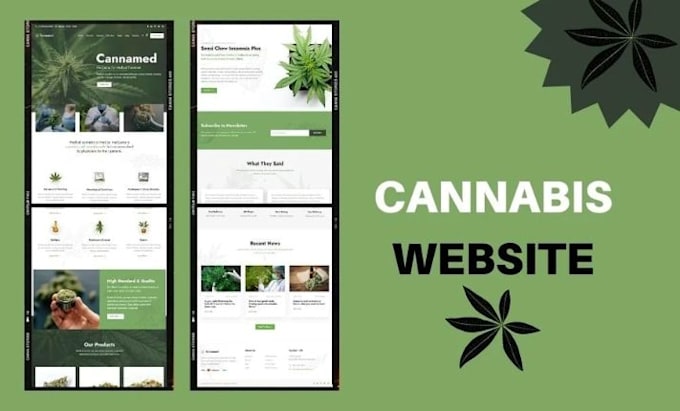 Gig Preview - Build cannabis website, cannabis shopify store,  cannabis website with wordpress