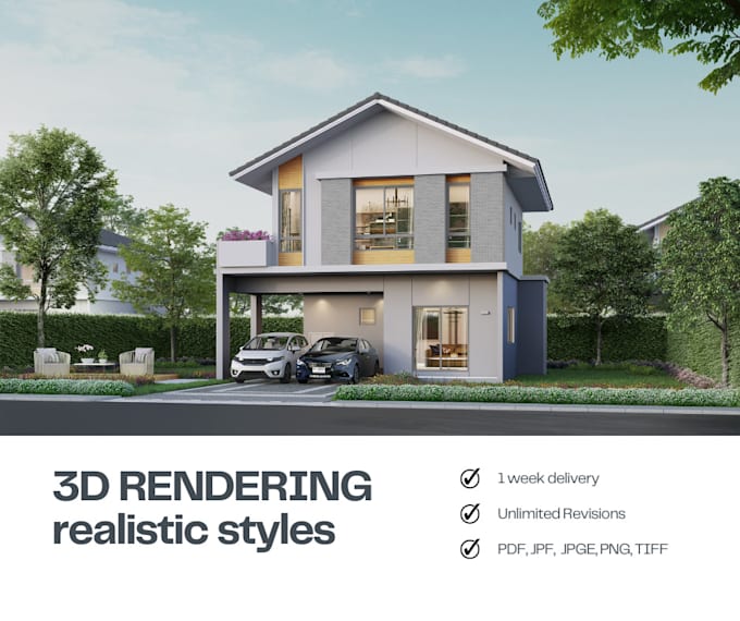 Bestseller - rendering realistic 3d architectural