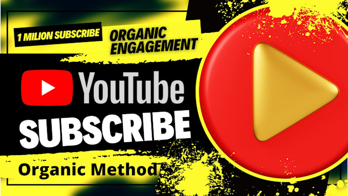 Gig Preview - Do fast organic youtube channel subscribe with monetization