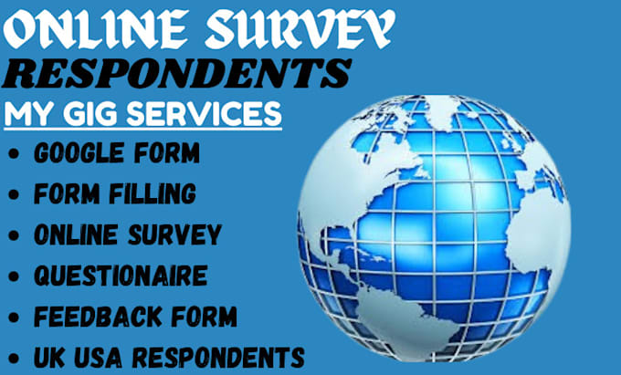 Gig Preview - Recruit 1000 respondents to fill your online survey and poll