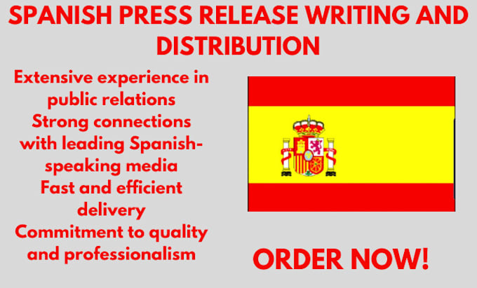 Bestseller - do spanish press release writing and distribution to top media outlet