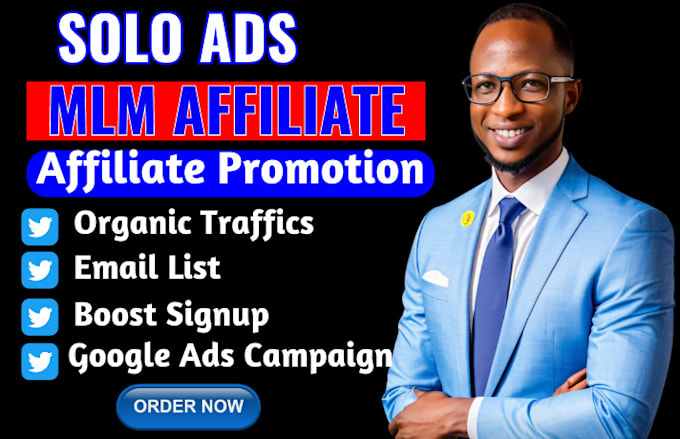 Bestseller - do solo ads promotion mlm leads affilaite business link promotion