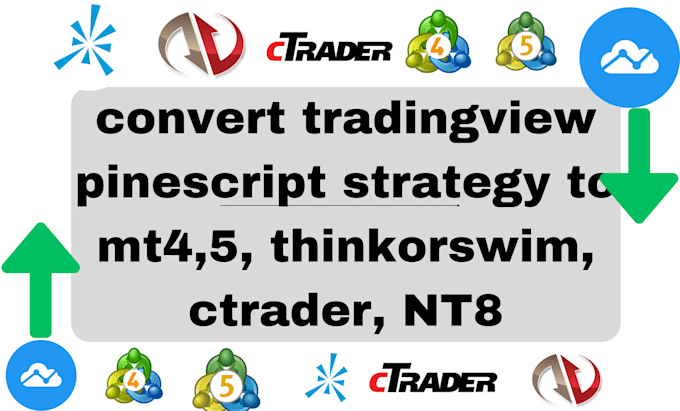 Gig Preview - Convert tradingview pinescript strategy to mt4,5, thinkorswim, ctrader, nt8