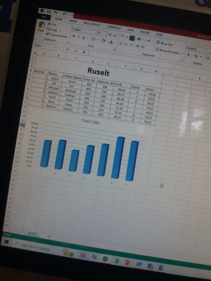 Gig Preview - Do excel work and data science, page typing job