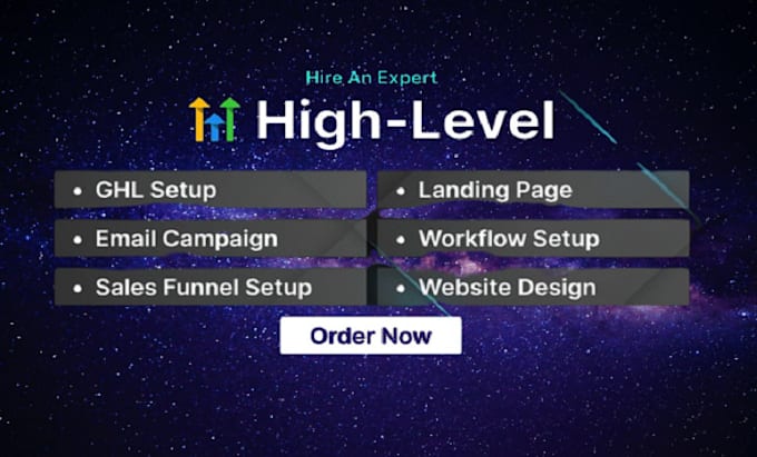 Gig Preview - Be gohighlevel expert go high level landing page ghl salesfunnel ghl workflow