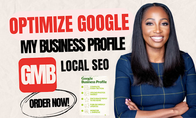 Gig Preview - Optimize google my business profile for local SEO, gmb ranking, domain authority