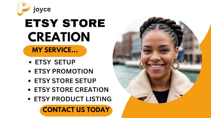 Gig Preview - Etsy store creation etsy setup etsy promotion seo etsy product listing traffic