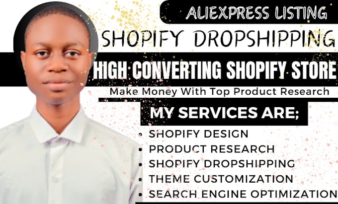 Gig Preview - Setup aliexpress dropshipping, product research, product review for shopify