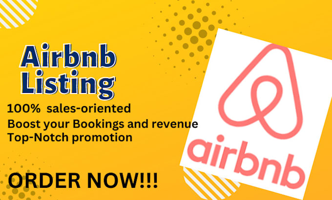 Gig Preview - Create a high converting airbnb listing