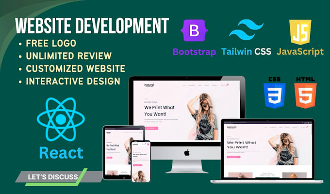 Gig Preview - Design and develop responsive website