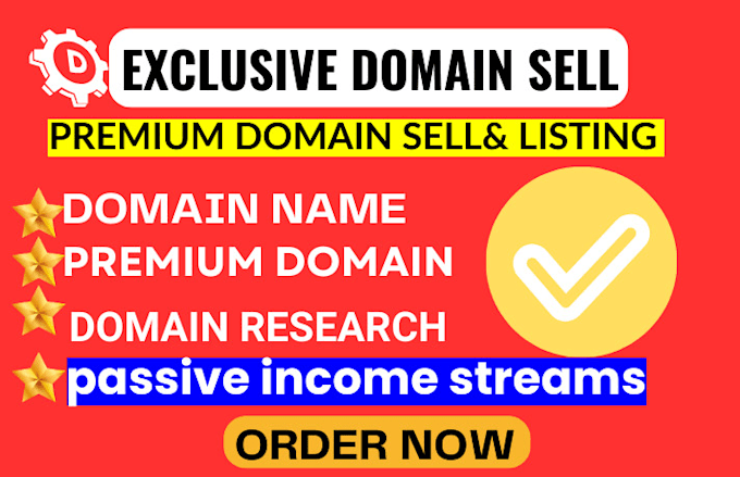 Gig Preview - Submit you with premium worthy domain to sell at 600 for more passive income