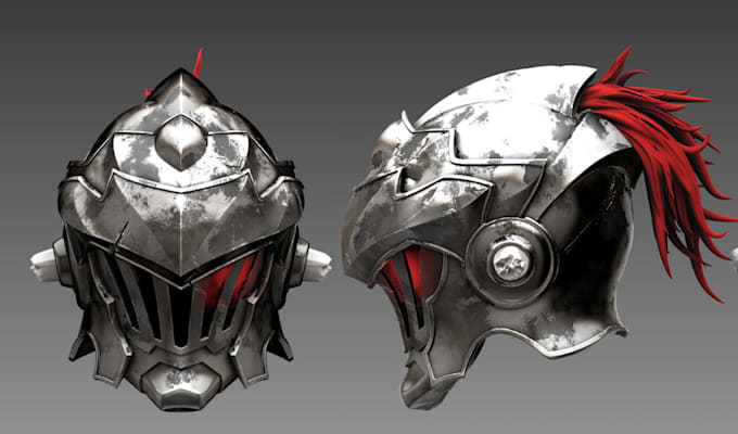 Gig Preview - Create printable 3d helmet, 3d mask, 3d armor, 3d cosplay model, cosplay props