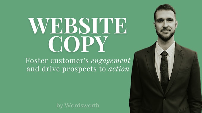 Gig Preview - Write website copy as your copywriter