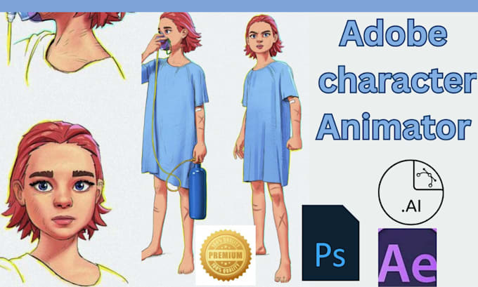 Gig Preview - Create an adobe character animator puppet