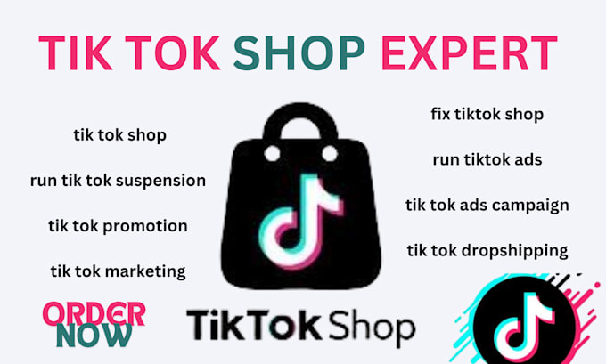 Gig Preview - Tik tok shop approve tik tok shop setup suspended product approve llc register