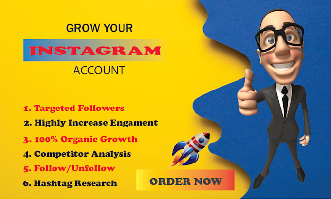 Gig Preview - Do boost your instagram with organic growth real followers and engagement