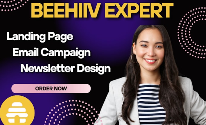 Gig Preview - Setup beehiiv landing page beehiv newsletter beehiiv email campaign