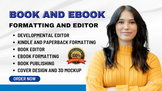 Gig Preview - Be book editor and formatting proofread your novel as a developmental editor